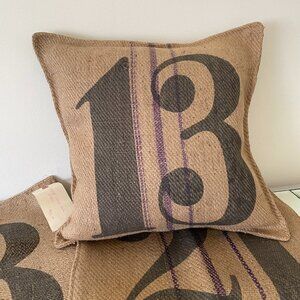 Burlap Decor Pillow Cover